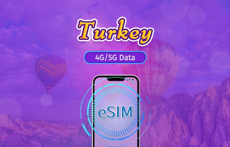 Turkey | 5G/4G eSIM | Day Pass/Total Package | Natural Day Billing | 1-30 days | QR code