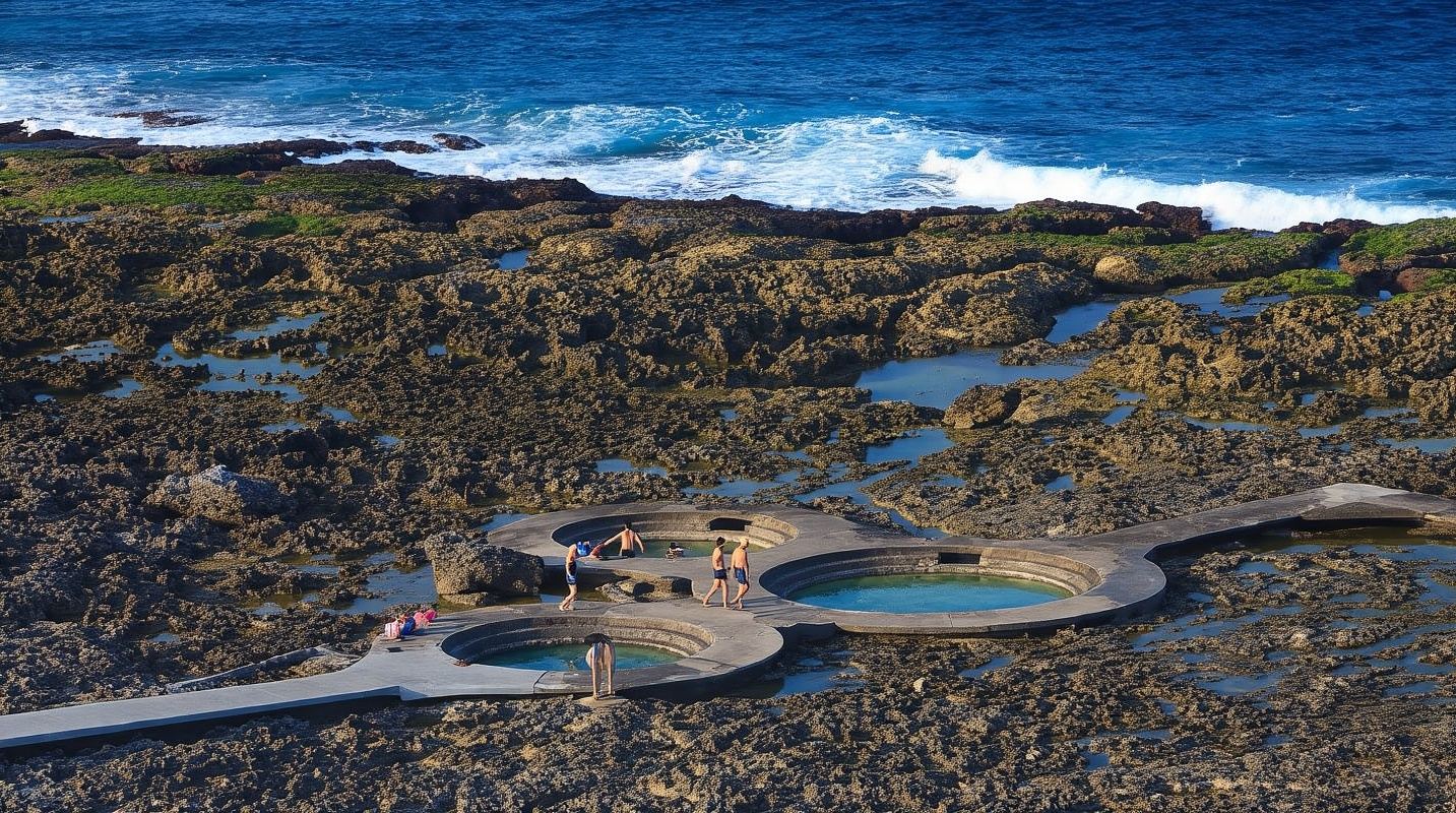 Must-experience in Taitung's Green Island: Zhaori Hot Spring admission ticket - enter with e-voucher
