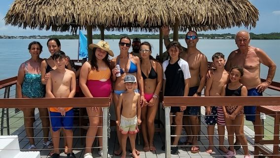 Tiki Boat cruise to John's Pass Sandbar, Madeira Beach.