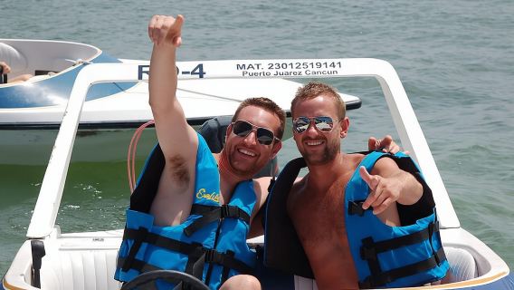 ทัวร์ป่าด้วยเรือเร็ว Cancun Adventure พร้อมบริการรับส่ง