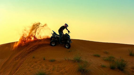 2-Hour Quad Biking Guided Tour in the Desert of Ras al Khaimah