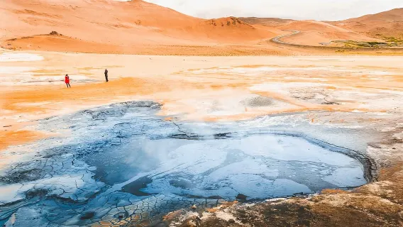 Lake Myvatn + Krabla Volcano + Lava Labyrinth + Dettifoss + Hverir