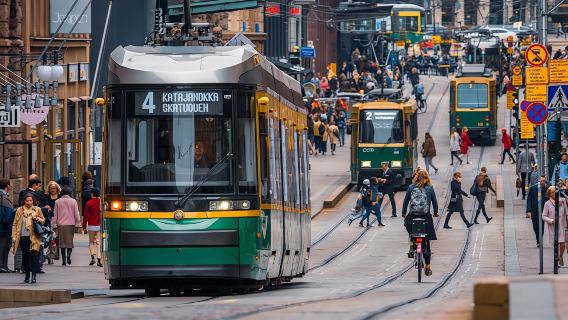 Tram tour of Helsinki
