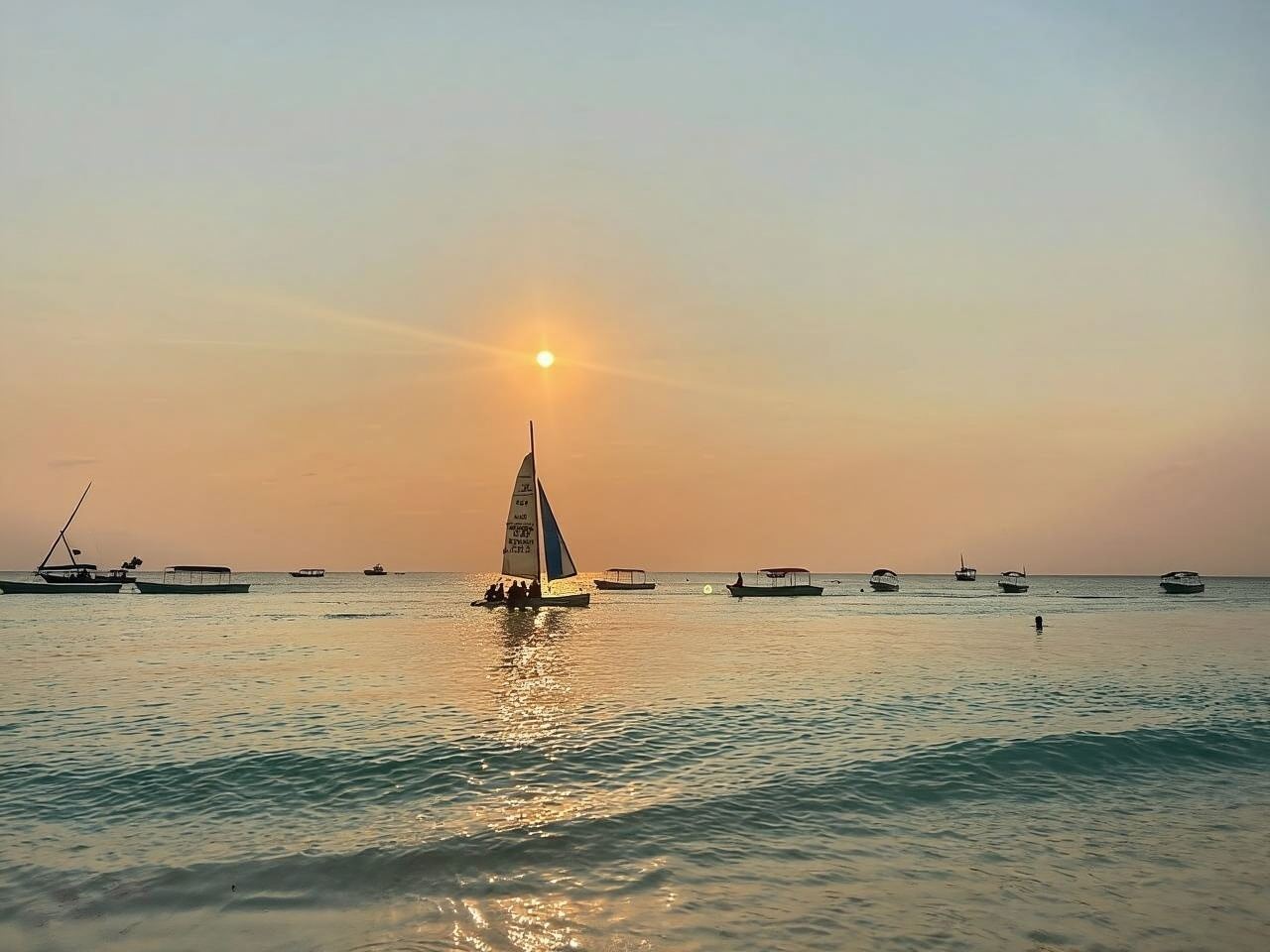 Desde Nungwi: cruceros al atardecer en dhow