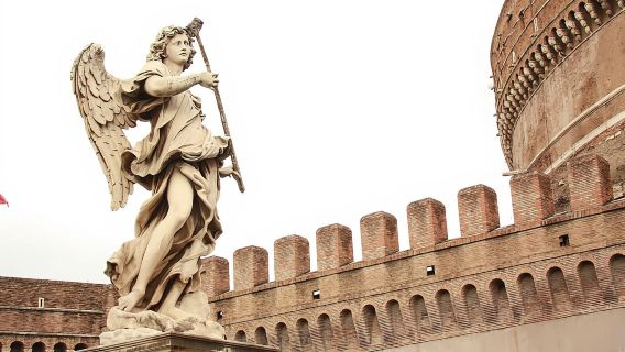 Roma: Visita privada al Castillo de Sant'Angelo con aperitivo