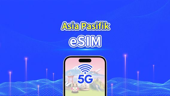 Asia Pasifik | 5G/4G | Paket Data Harian/Total | 1–30 hari | Penagihan 24 Jam | Kode QR