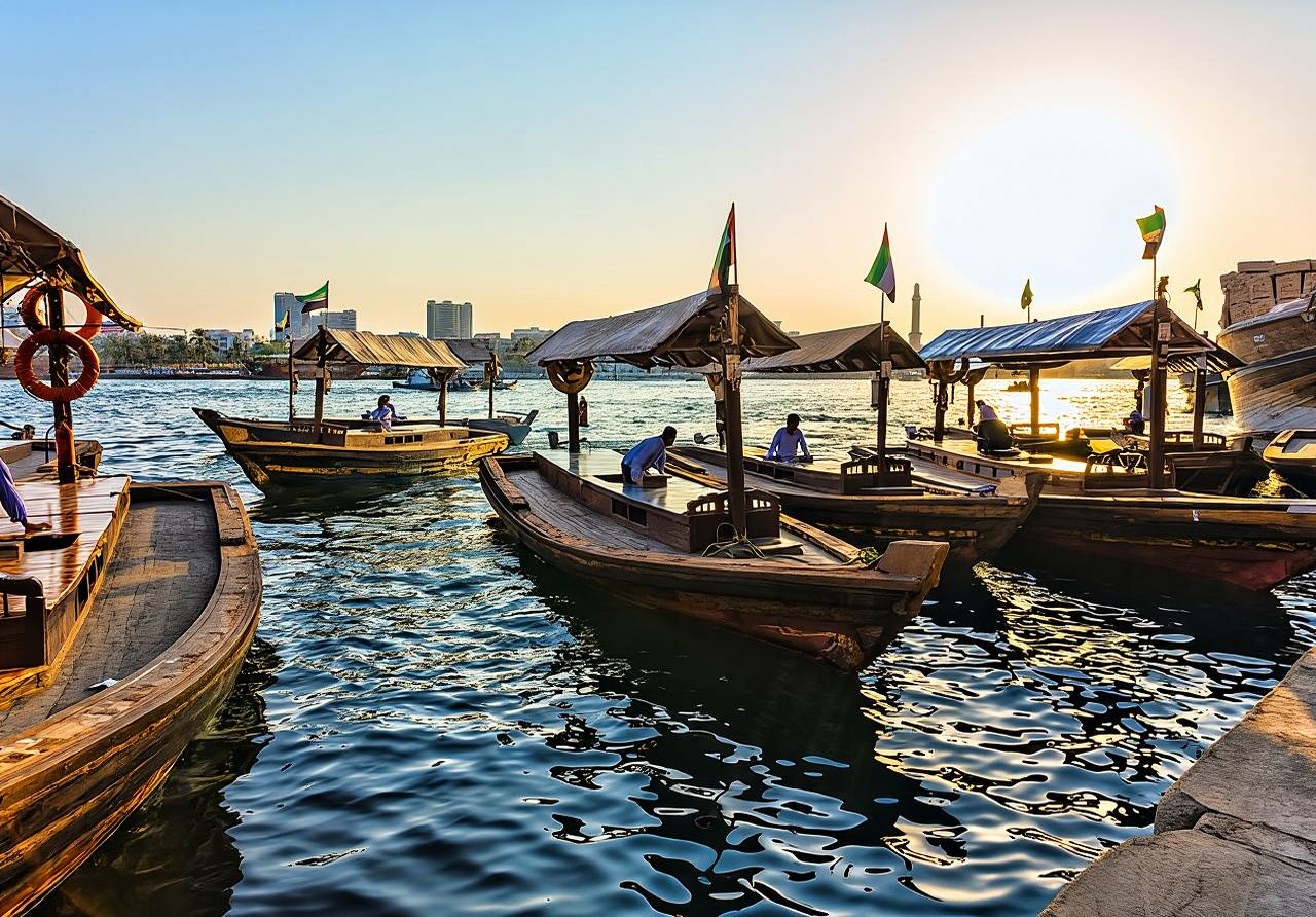 Private Car Day Tour in Dubai: Al Fahidi District + Dubai Museum + Dubai Creek + Gold Souk
