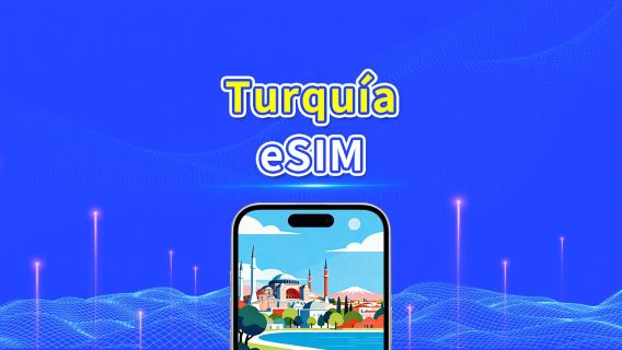 Turquía eSIM | 5G/4G | Pase diario/Paquete de datos total | 1–30 días | Facturación por 24 horas | Código QR