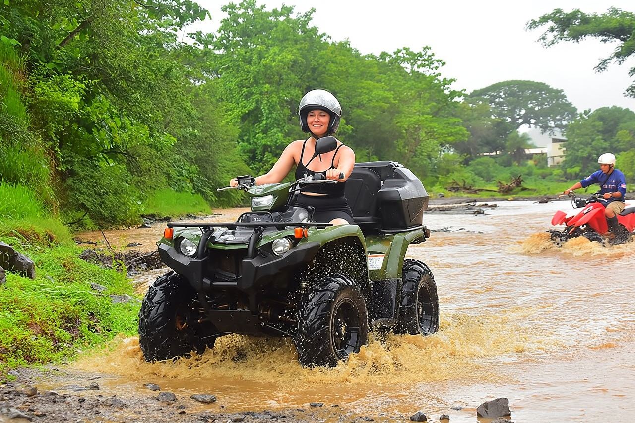 3 Hour ATV + Waterfalls, Private Beach & Panoramic Ocean Views 