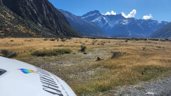 Christchurch a Queenstown pasando por el lago Tekapo y el monte Cook (solo ida)
