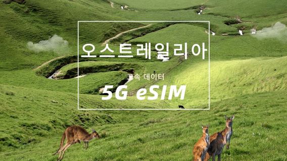 호주 | 최적네트워크 Telstra | 5G eSIM | 고속 데이터 | 일일 패키지/데이터 패키지 | 1-30일 | 자연스러운 날 | 빠른 설치 | QR 코드
