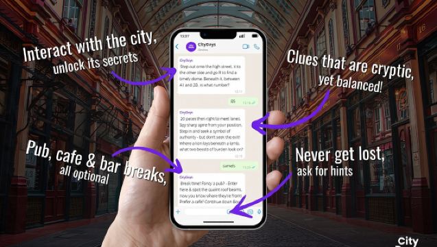 Pengalaman Treasure Hunt Interaktif - Rahasia Pusat Kota London