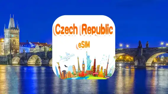 捷克 5G eSIM | 總量包 | 總量1-30GB | 3-30天 | 24小時制 | QR code