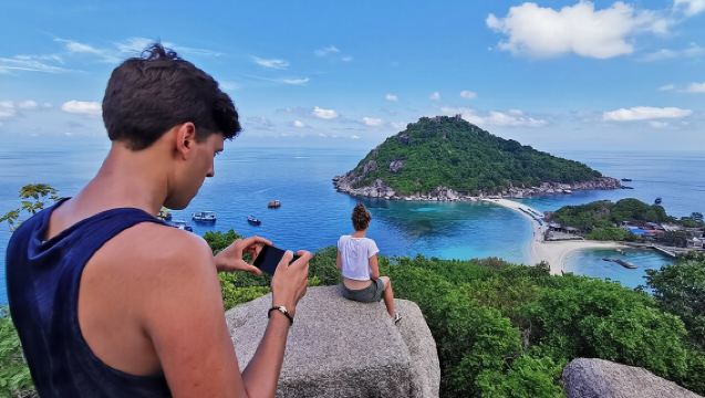 Koh Tao & Koh Nang Yuan Snorkeling Tour by Speed Boat from Samui