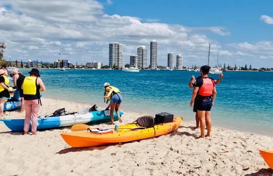 黃金海岸破浪島皮划艇體驗【含浮潛/80%機會遇到海豚/偶遇各類海洋生物/無需皮划艇經驗/多時段可選】