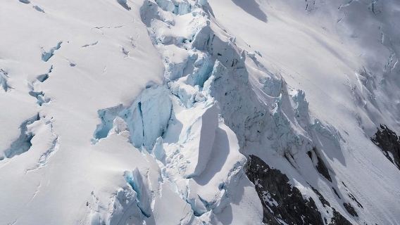 Tour in elicottero sul ghiacciaio di Queenstown|Viaggio sul ghiaccio blu di 50 minuti