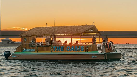 Charlotte Harbor: "The Oasis" Tiki Boat Sunset Cruise