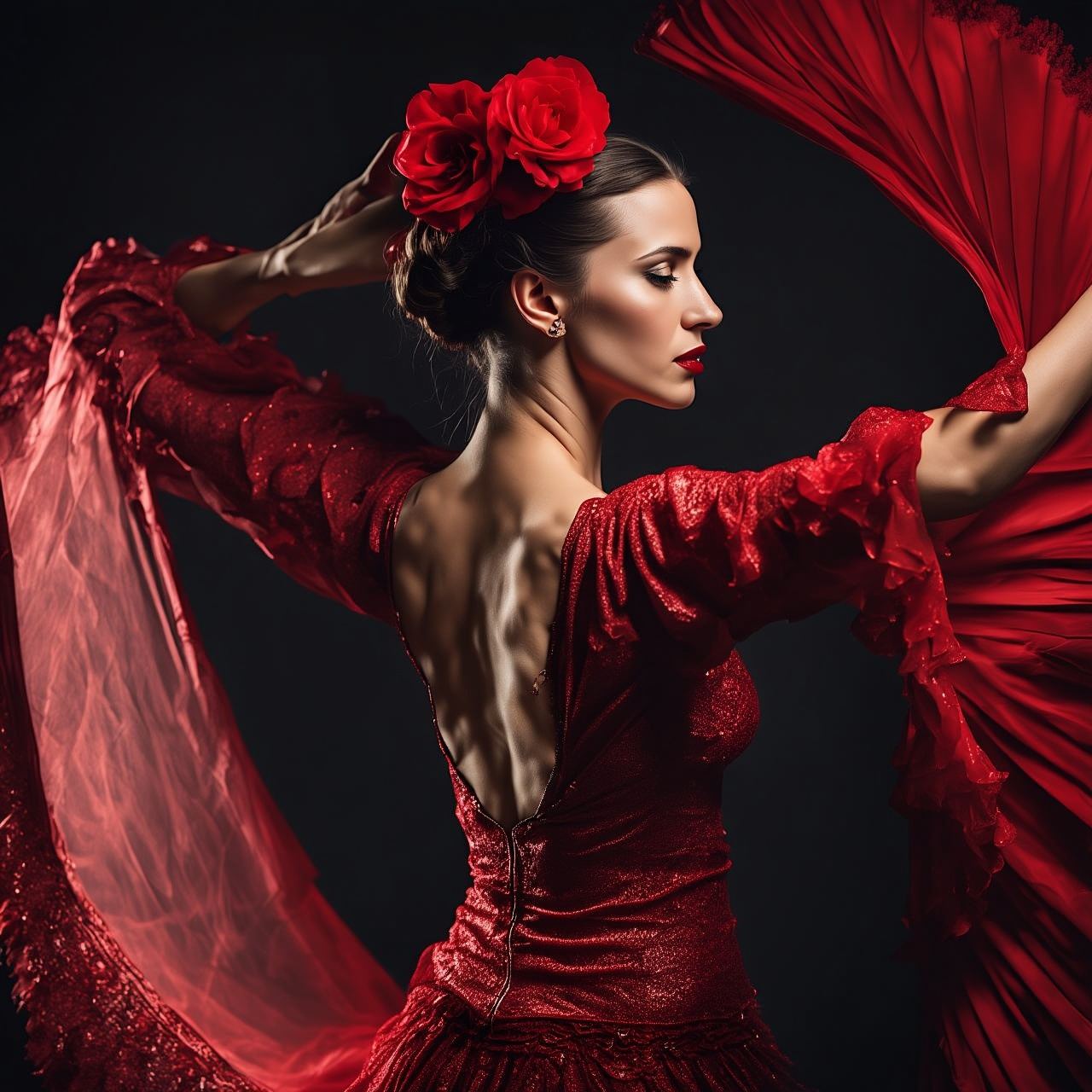 Malaga: Authentic Flamenco Dinner Show at Restaurant VinoMio