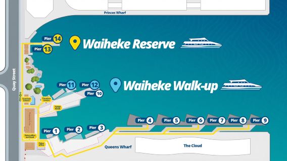 Auckland: billete de ferry de ida a la isla Waiheke