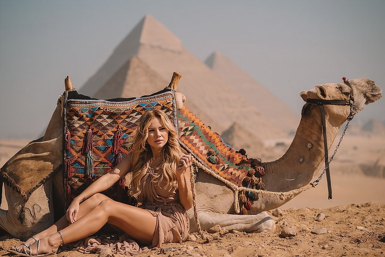 Piramidi VIP di Giza, Sfinge, pranzo, giro in cammello e visita all'interno della piramide