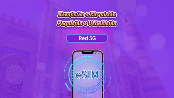 Kazajistán/Kirguistán/Pakistán/Uzbekistán | Pase diario/Plan Completo | Facturación cada 24 horas | 1-30 días | Código QR