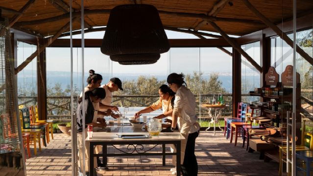 ソレント：町からの送迎付きパスタ＆ピザマスタークラス