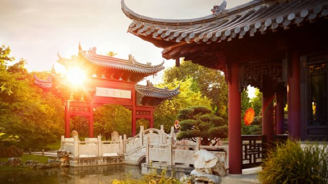 Mannheim, geführte Parktour: Luisenpark Mannheim