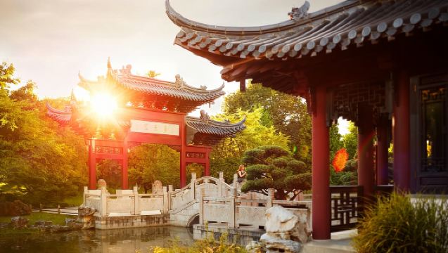 Mannheim, geführte Parktour: Luisenpark Mannheim