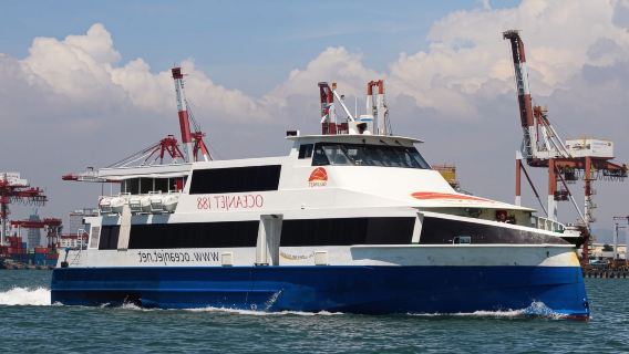 Billets de bateau OceanJet aux Philippines pour les trajets Cebu/Tagbilaran (Bohol)/Dumaguete/Siquijor (Options : Séance/Cabine climatisée/Cabine affaires/Aller-retour/Aller simple)