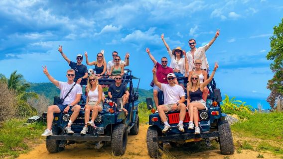 ทัวร์ซาฟารีด้วยรถจี๊ปรอบเกาะสมุย (เป็นมิตรกับสิ่งแวดล้อม) รวมอาหารกลางวัน