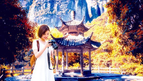 溫州雁蕩山+靈峰日景+靈岩+大龍湫+靈峰夜景一日遊 