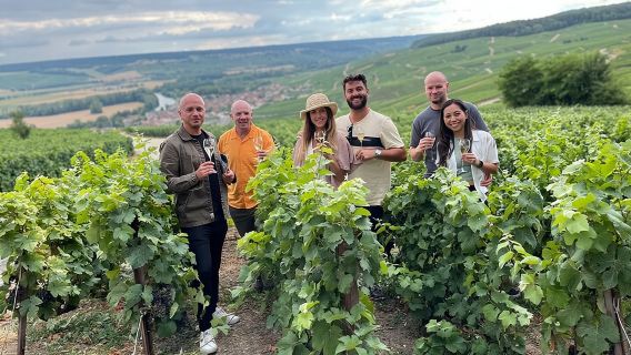 Gita di un giorno per piccoli gruppi nello Champagne con pranzo e degustazioni da Parigi