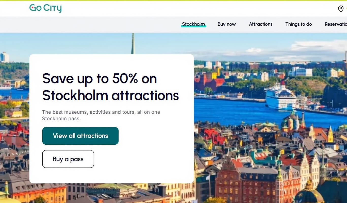 Stockholm City Pass, Sweden [Official Tickets + Access to 45+ Attractions Including The Royal Palace/Vasa Museum/The Viking Museum]