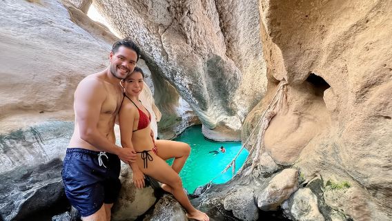 Full Day Wadi Shab And Bimah Sinkhole with Pick Up Included