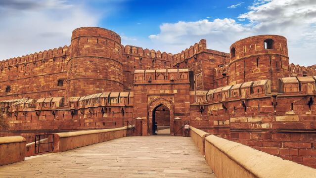 Tour all'alba al Taj Mahal, Forte rosso di Agra e Baby Taj da Delhi in auto