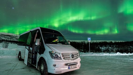 Tromsø: ชมแสงเหนือด้วยรถมินิบัส พร้อมภาพถ่ายและชุดรัดรูป
