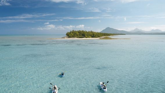 Kajakfahren: Tamarin River, mit Delfinen, zur Benitiers Island