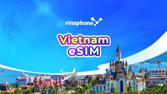 Vietnam Vinaphone 5G eSIM | TikTok & ChatGPT Tersedia | Pas Harian/Pakej Data Keseluruhan | 1–30 Hari | Pengebilan 24 Jam | Kod QR