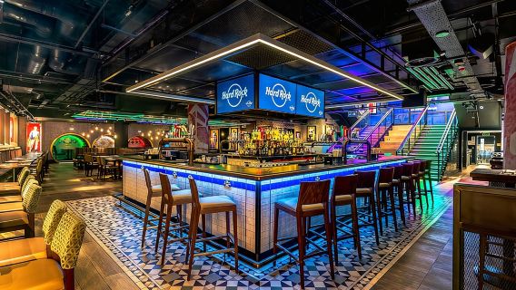 Hard Rock Cafe Piccadilly Circus with Set Menu for Lunch or Dinner