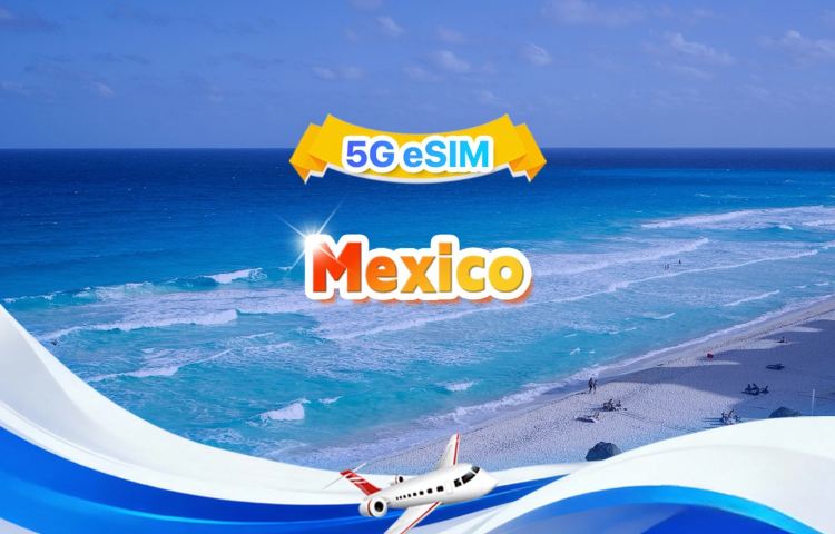 Mexico 5G eSIM | Dual network · Daily package/total package | 500MB/day–total 40GB | 1–30 days | 24 hr billing | QR Code