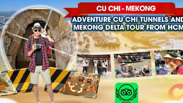 Excursión de aventura a los túneles de Cu Chi y al delta del Mekong desde Ciudad Ho Chi Minh