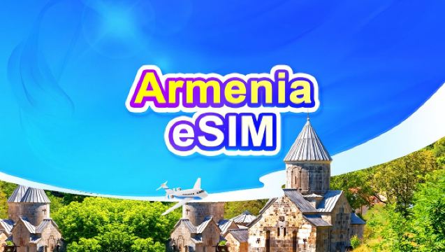 Armenia 5G eSIM | Daily package/data package | 24-hr billing | 1-30 days | QR code