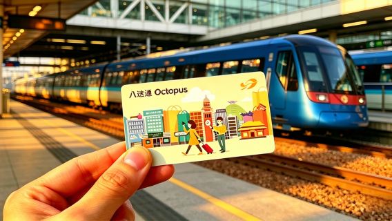 香港MTR観光客1日乗車券（香港空港快線カウンターで受取）1日交通