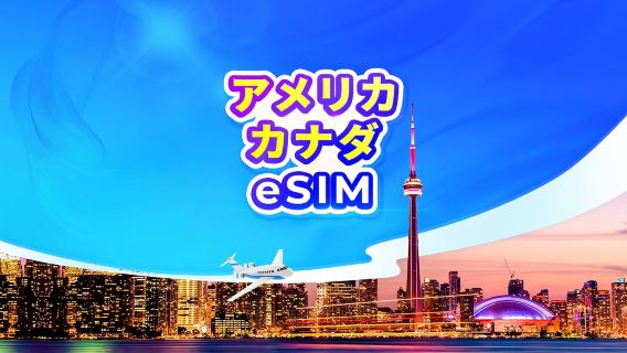 アメリカ/カナダ 5G eSIM｜日額パッケージ/データパッケージ｜1-30日｜24時間課金｜QRコード（グアム・サイパン除く）
