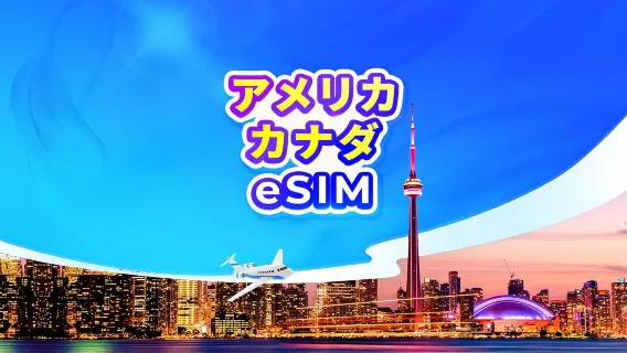 アメリカ/カナダ 5G eSIM | 複数ネットワーク • ChatGPT利用可能 | 日額プラン/総量データ | 24時間課金 | QRコード