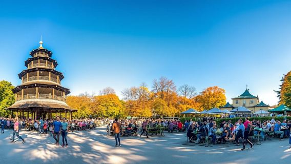 Rikscha-Tour im Englischen Garten in München