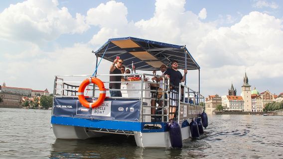 Прага Cycle Boat - Пивной велосипед с возможностью плавания