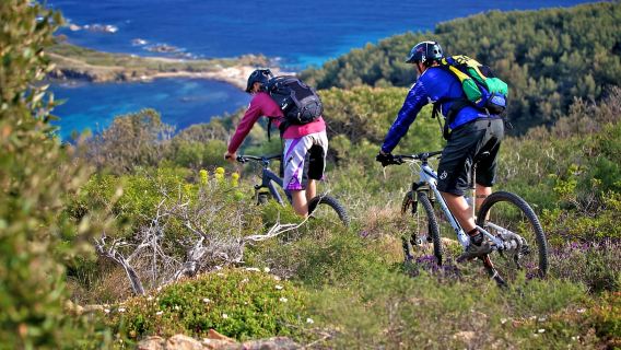 Sunset Mountain electric bike Gulf of Saint-Tropez
