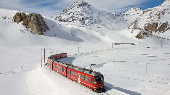 From Milan: Bernina Train and St. Moritz Day Trip