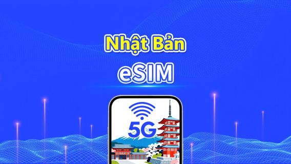 eSIM Nhật Bản 5G | Phủ Sóng Ba Mạng | Gói Hàng Ngày/Gói Dữ Liệu | 1-30 Ngày | Thanh Toán Theo Ngày Lịch | Mã QR